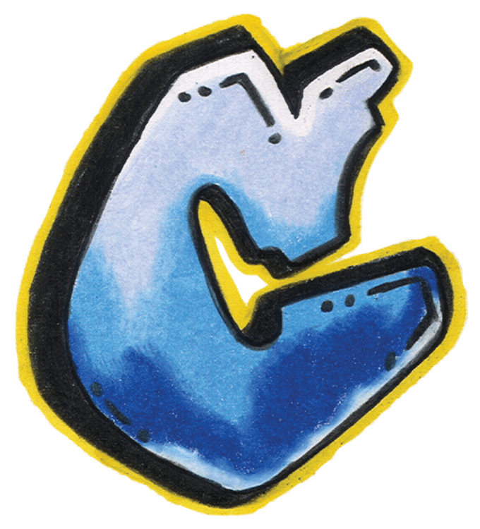 Graffiti Letter C