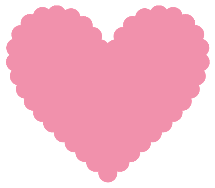 Scalloped Heart