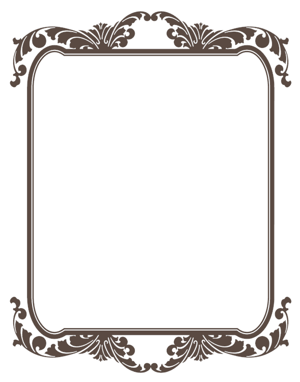 Floral Wine Border
