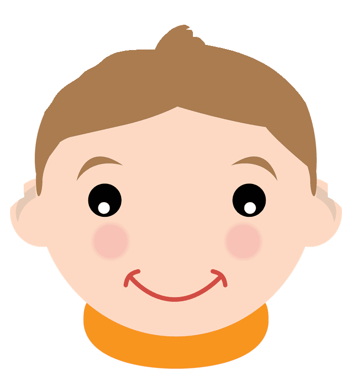Cute Boy Orange