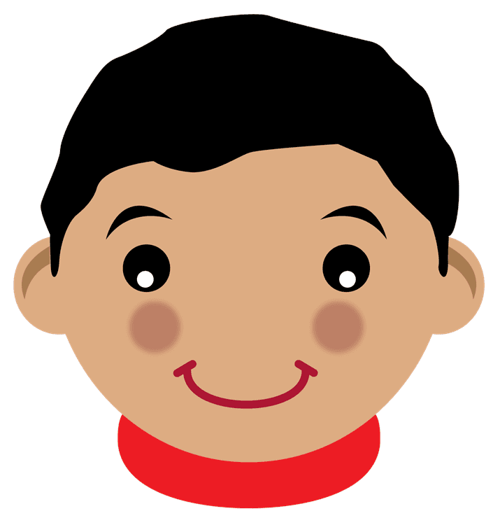 Cute Boy Red