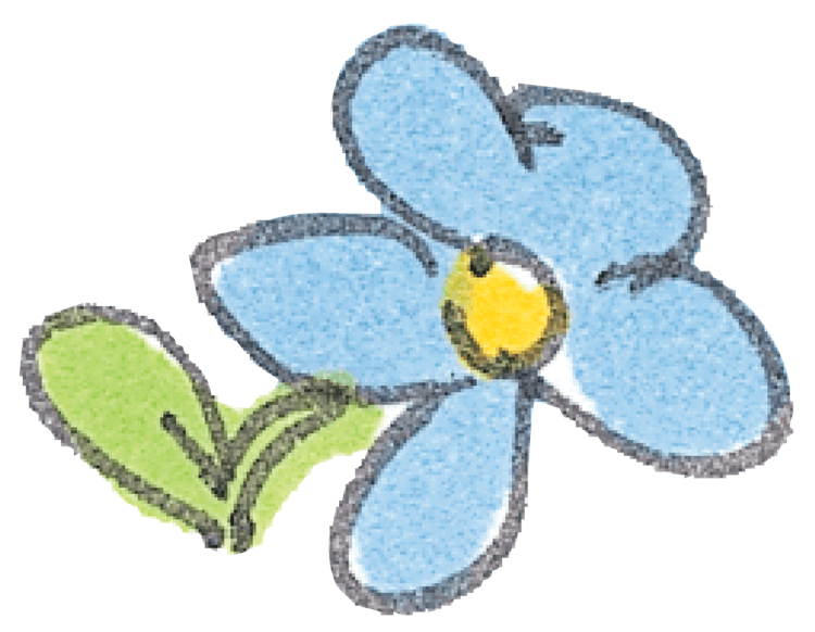 Basic Blue Flower