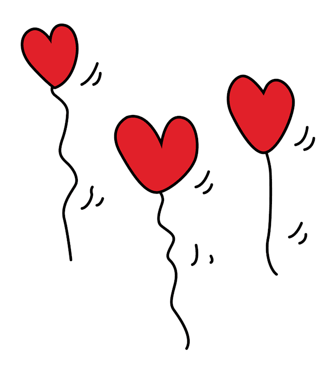 Love Heart Balloons