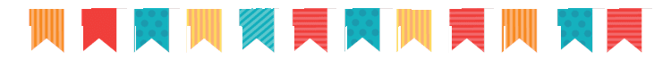 Rainbow Bunting Banner