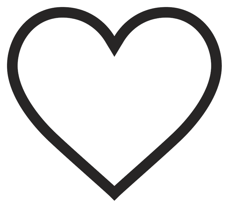 Heart Border Thick