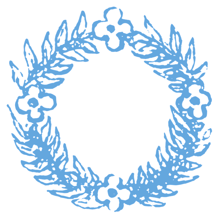 Floral Stamp Frame
