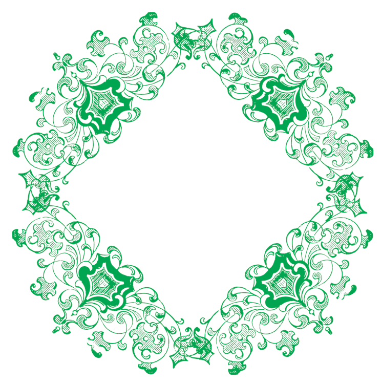 Floral Vine Border