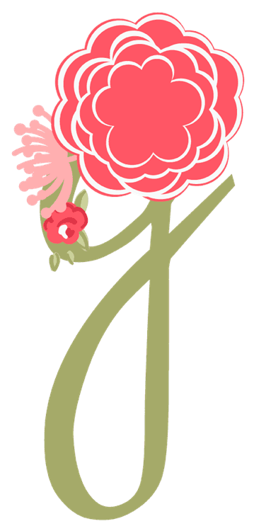 Letter G Flower