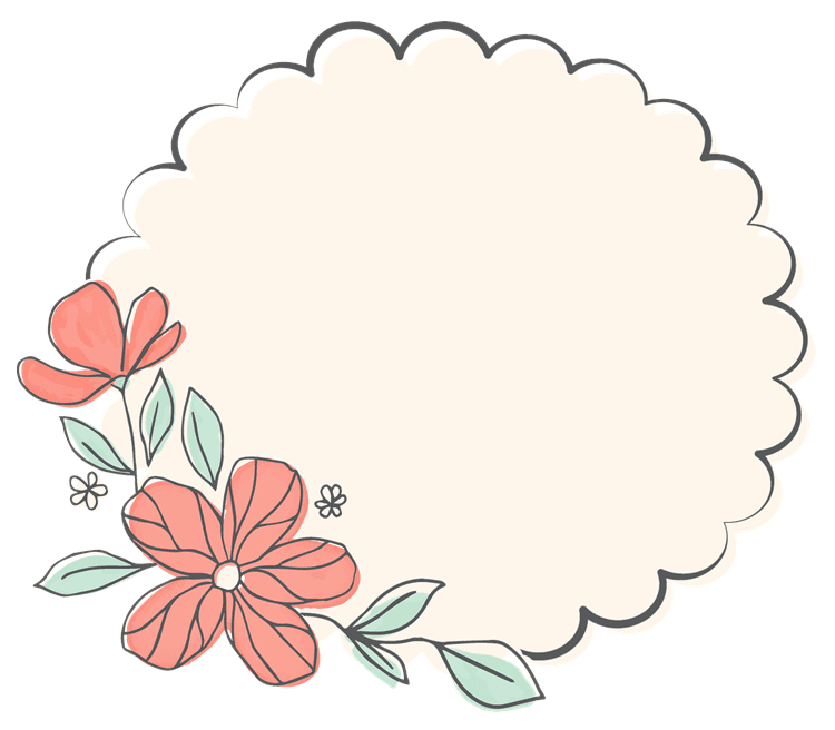 Flower Accent Frame