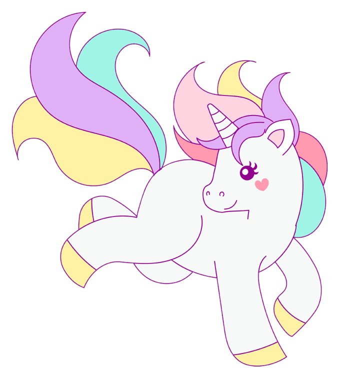 Unicorn Playing