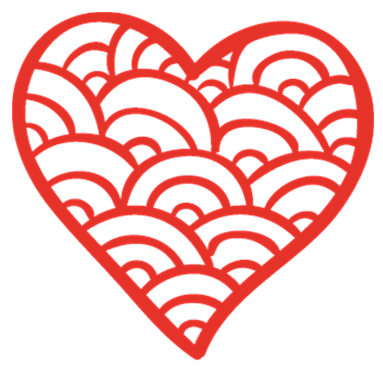 Heart red