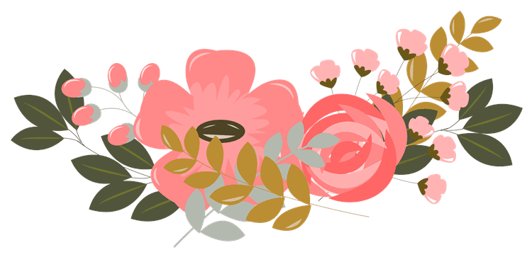 Graphic Flower Arch