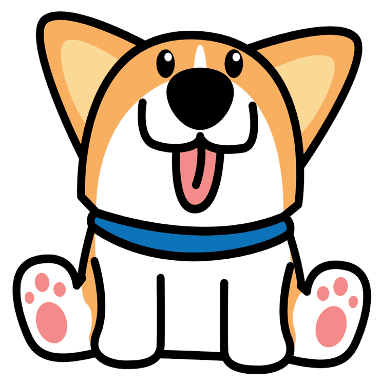 Sitting Corgi