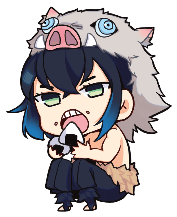 Inosuke Eating