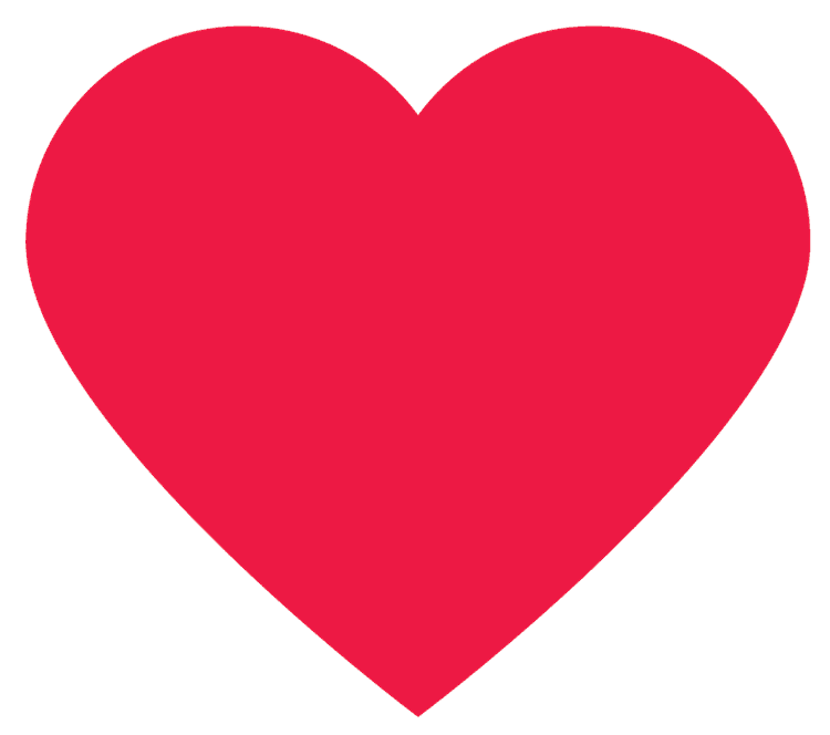 Heart red