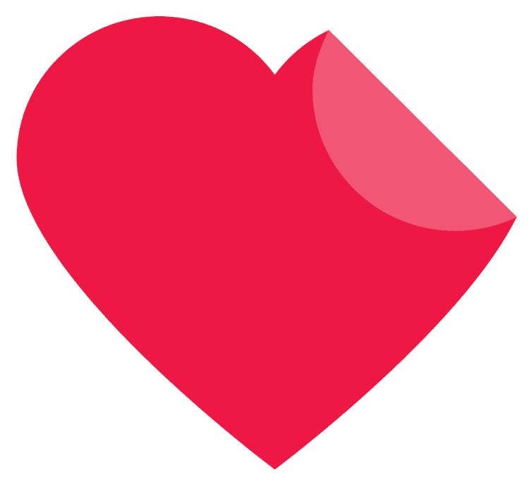 Heart red