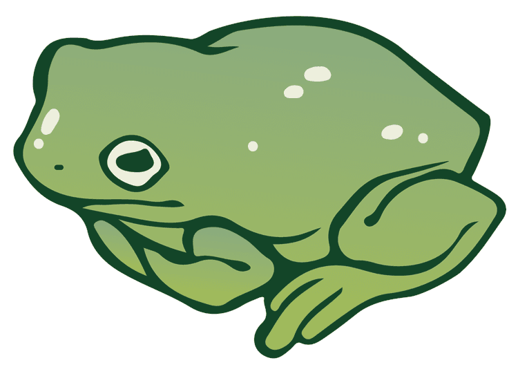 Laying Frog