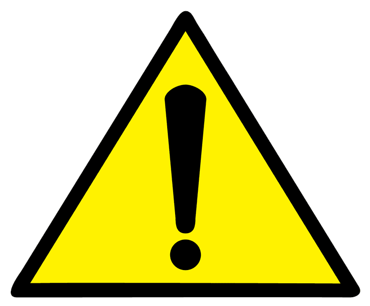 exclaimation sign
