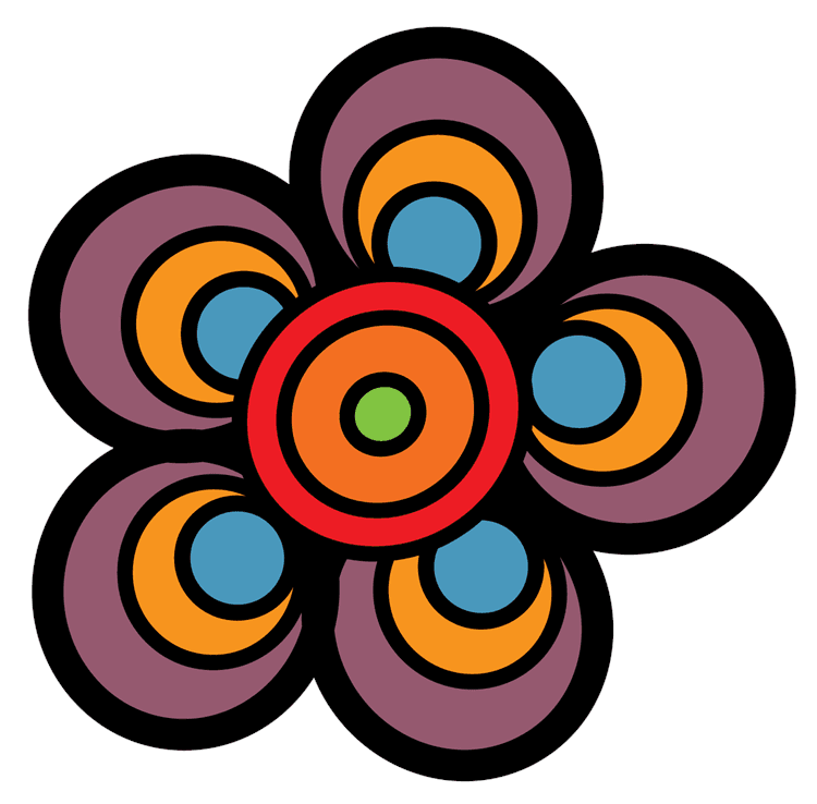 Crazy Colors Flower