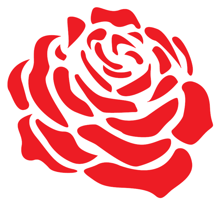 Rose Flower Stencil