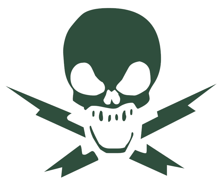 Skull with Bolts