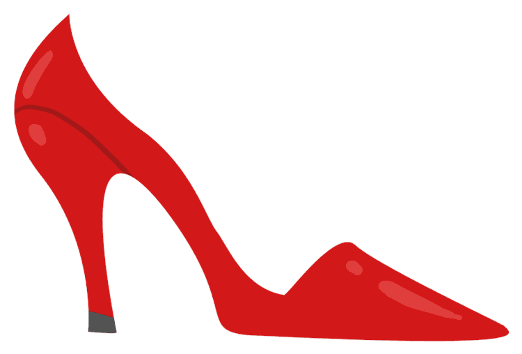 red shoes